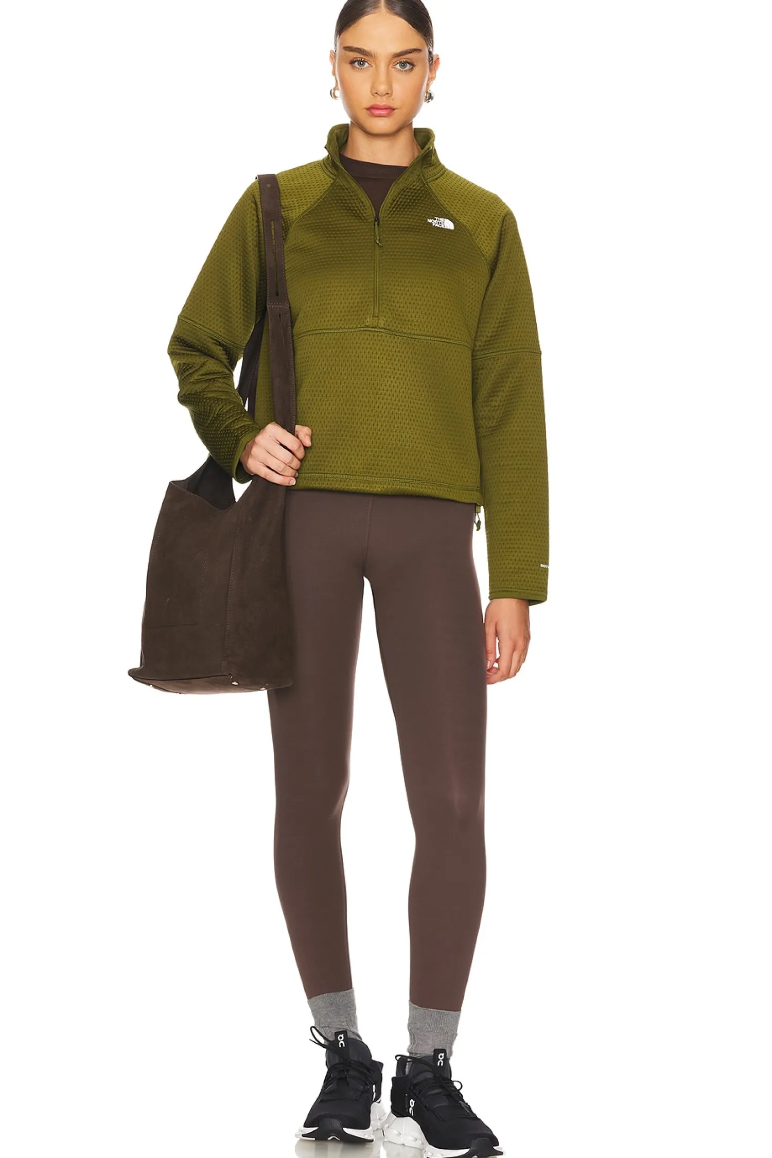 Women The North Face Jackets & Coats>Dot Knit Thermal 1/4 Zip