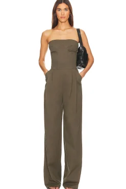 Women SELMACILEK Jumpsuits>Double Pleated Wide Leg Jumpsuit