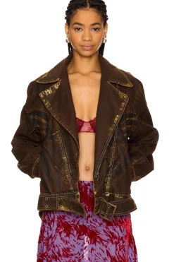 Women Masha Popova Jackets & Coats>Double Rider Oversized Jacket