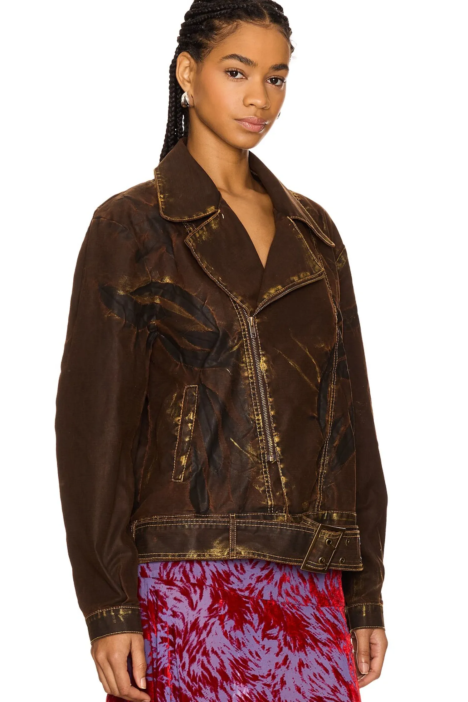 Women Masha Popova Jackets & Coats>Double Rider Oversized Jacket