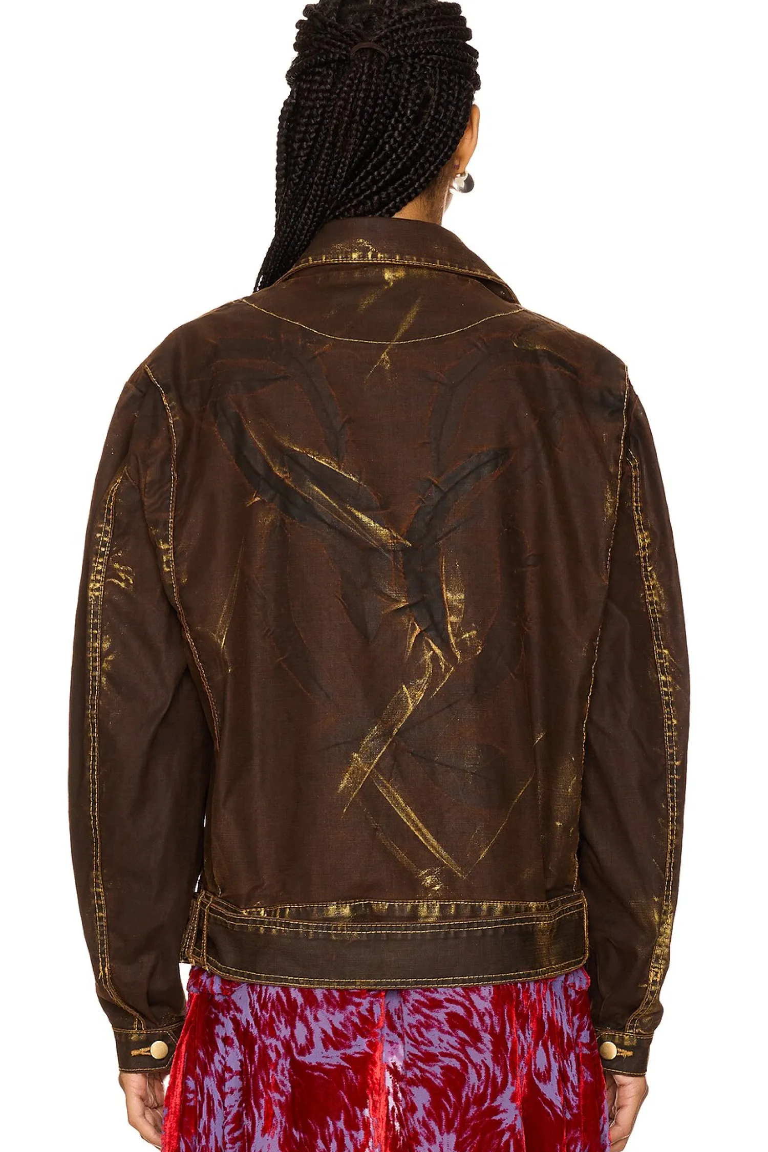 Women Masha Popova Jackets & Coats>Double Rider Oversized Jacket