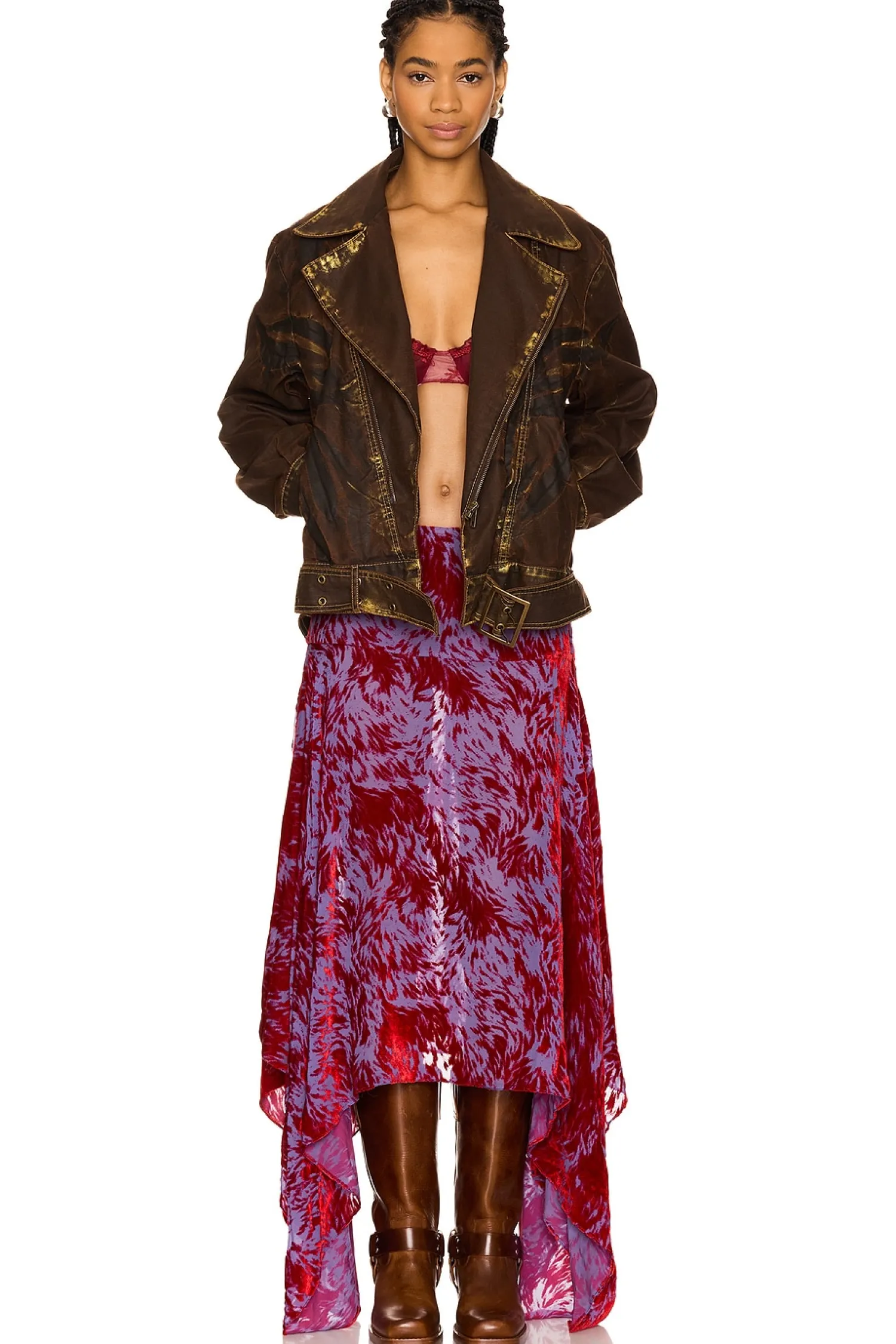 Women Masha Popova Jackets & Coats>Double Rider Oversized Jacket