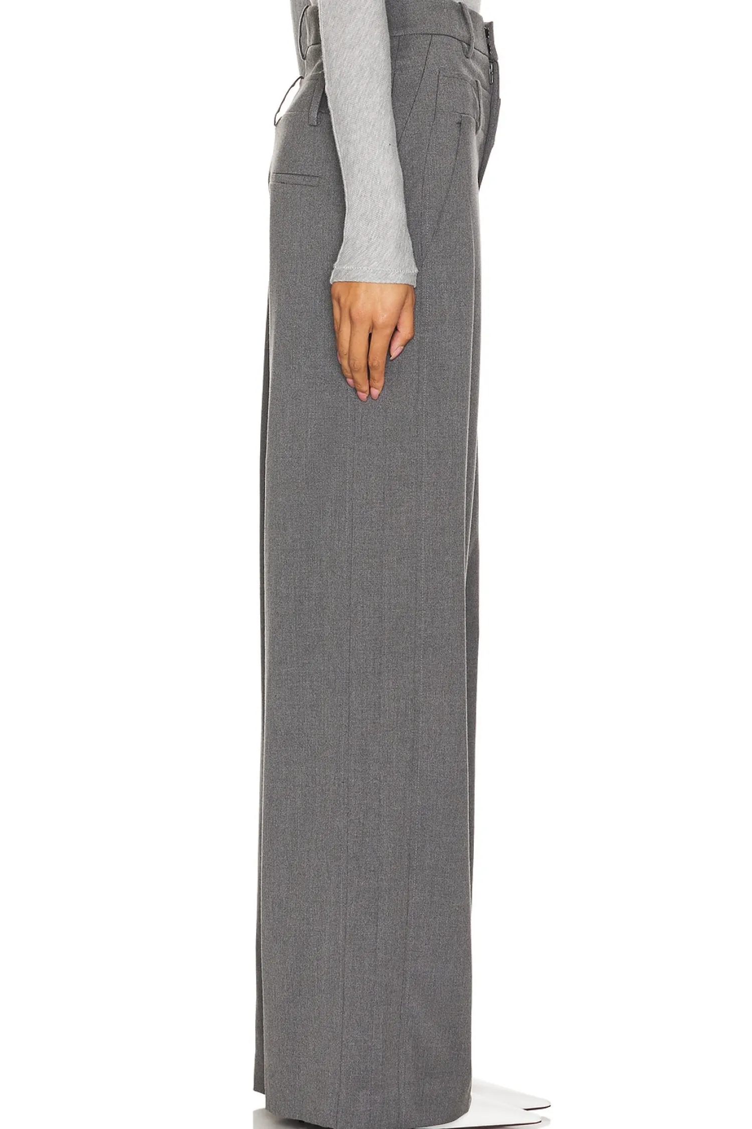 Women Alice + Olivia Pants>Double Waist Trouser