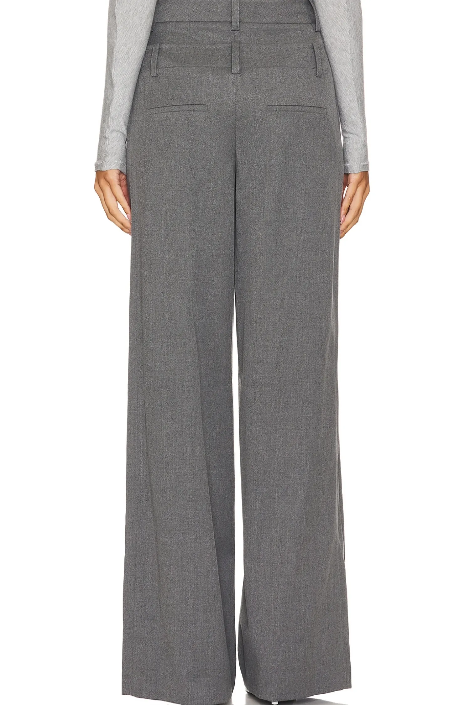 Women Alice + Olivia Pants>Double Waist Trouser
