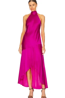 Women FRAME Dresses>Draped Halter Dress