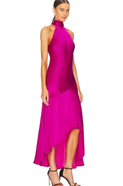 Women FRAME Dresses>Draped Halter Dress
