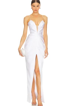 Women RASARIO Dresses>Draped Maxi Dress