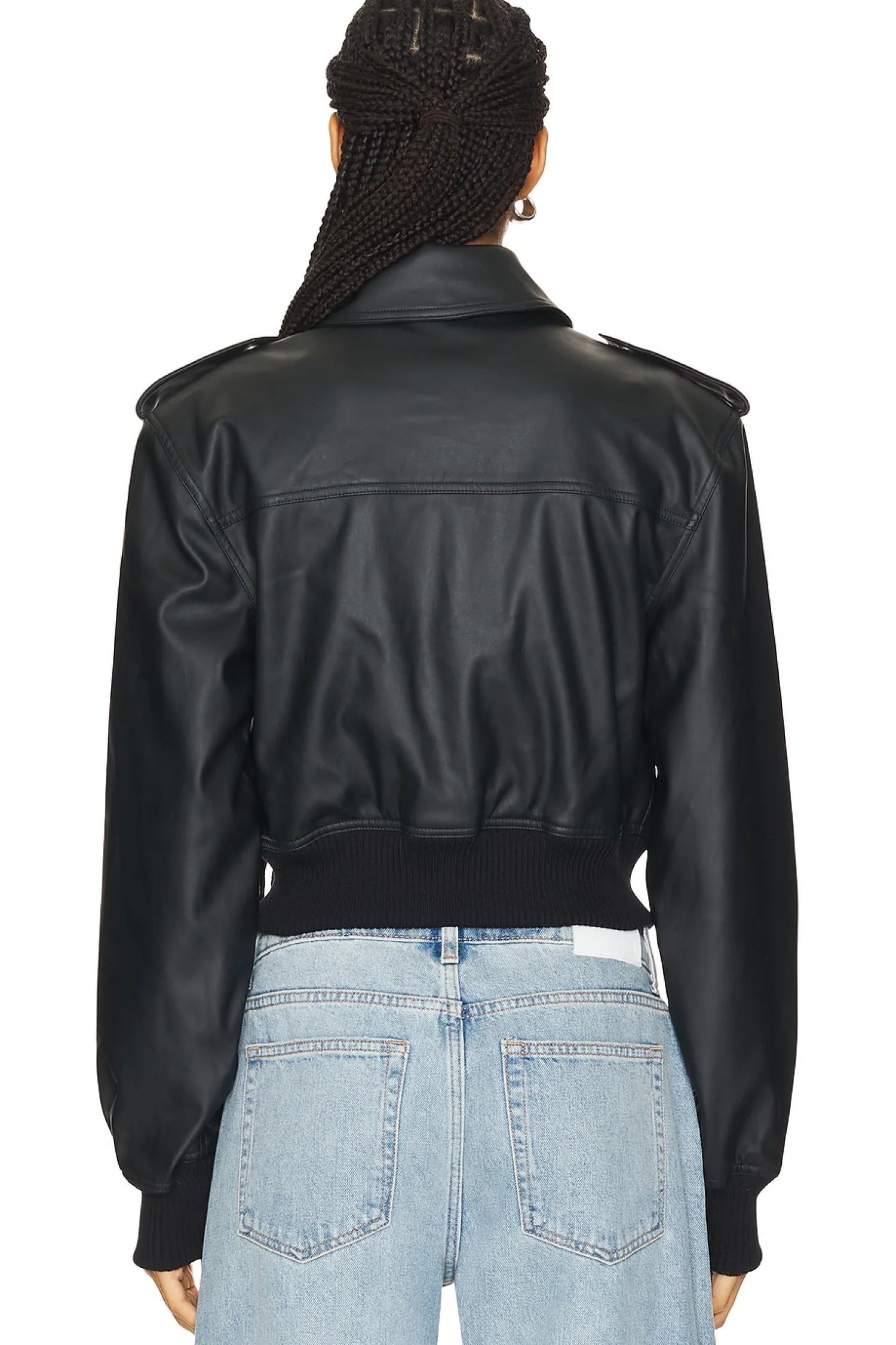 Women Lovers and Friends Jackets & Coats>Dylan Faux Leather Bomber Jacket