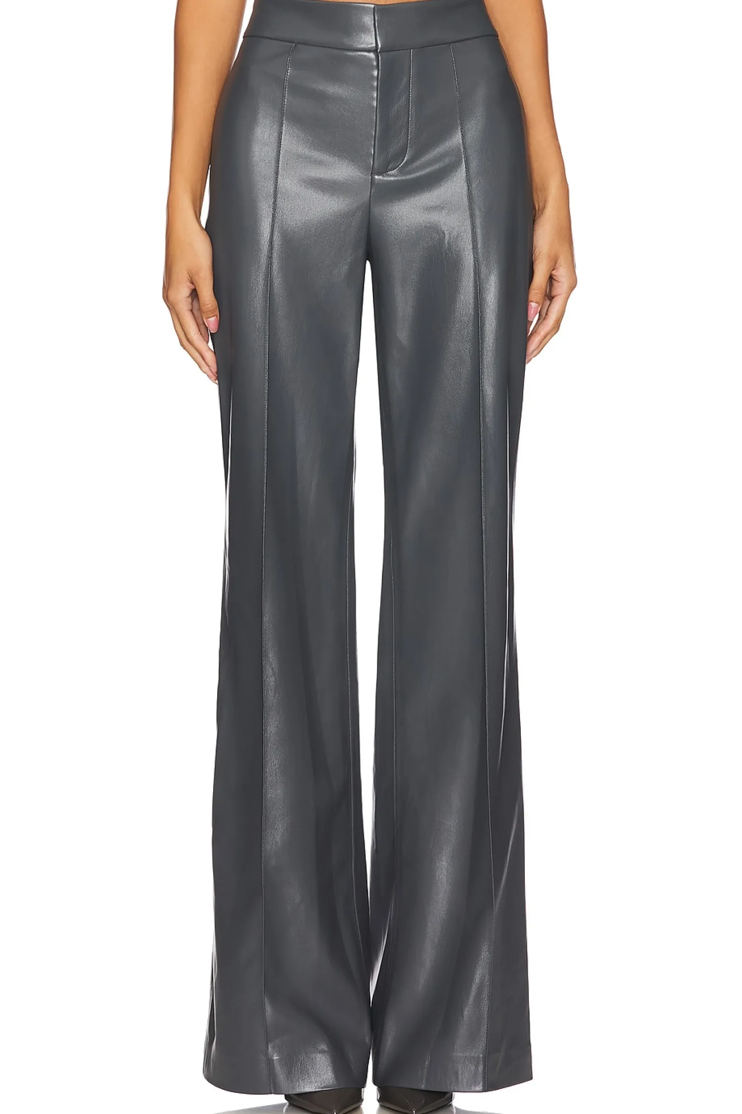 Women Alice + Olivia Pants>Dylan Leather Pant