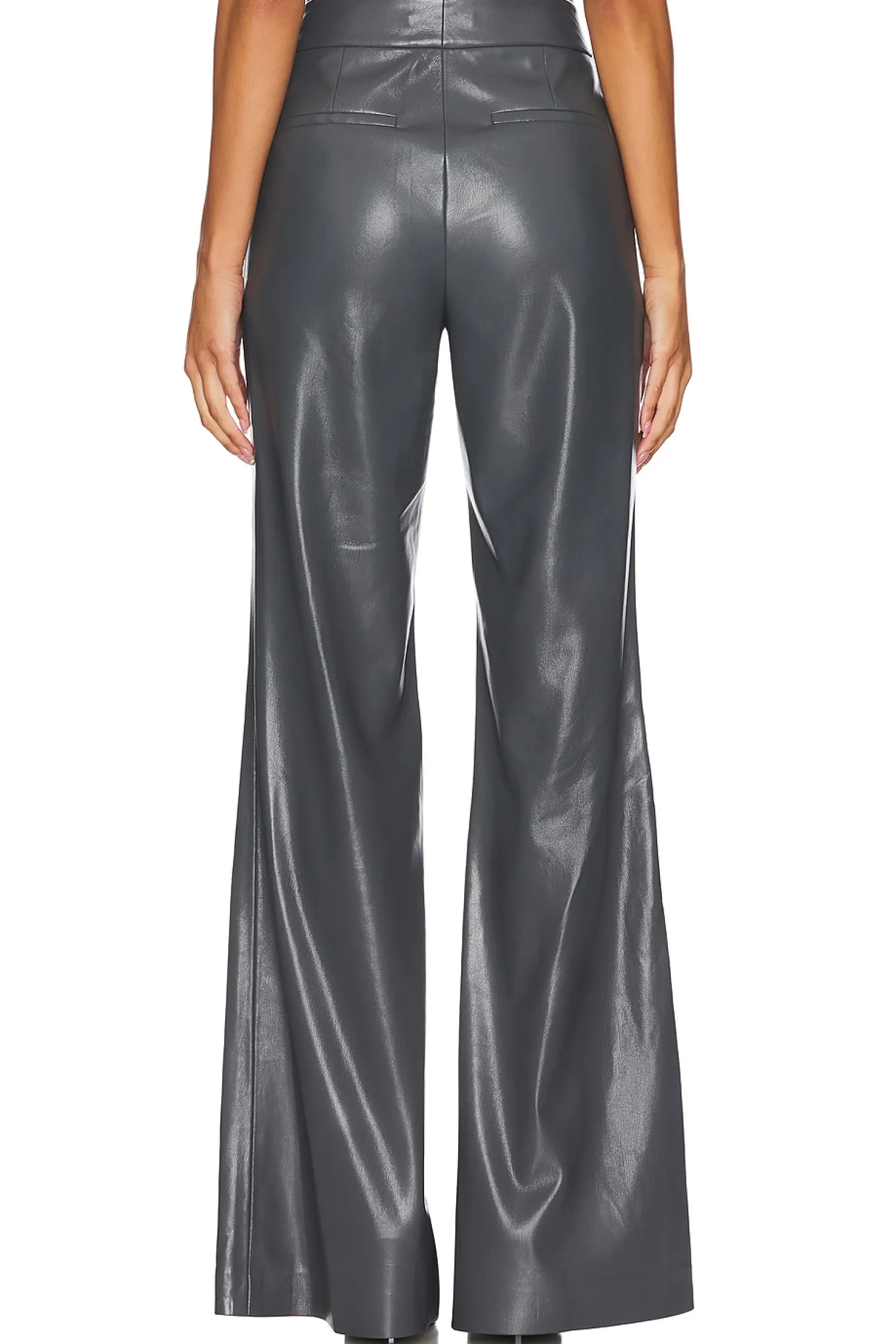Women Alice + Olivia Pants>Dylan Leather Pant