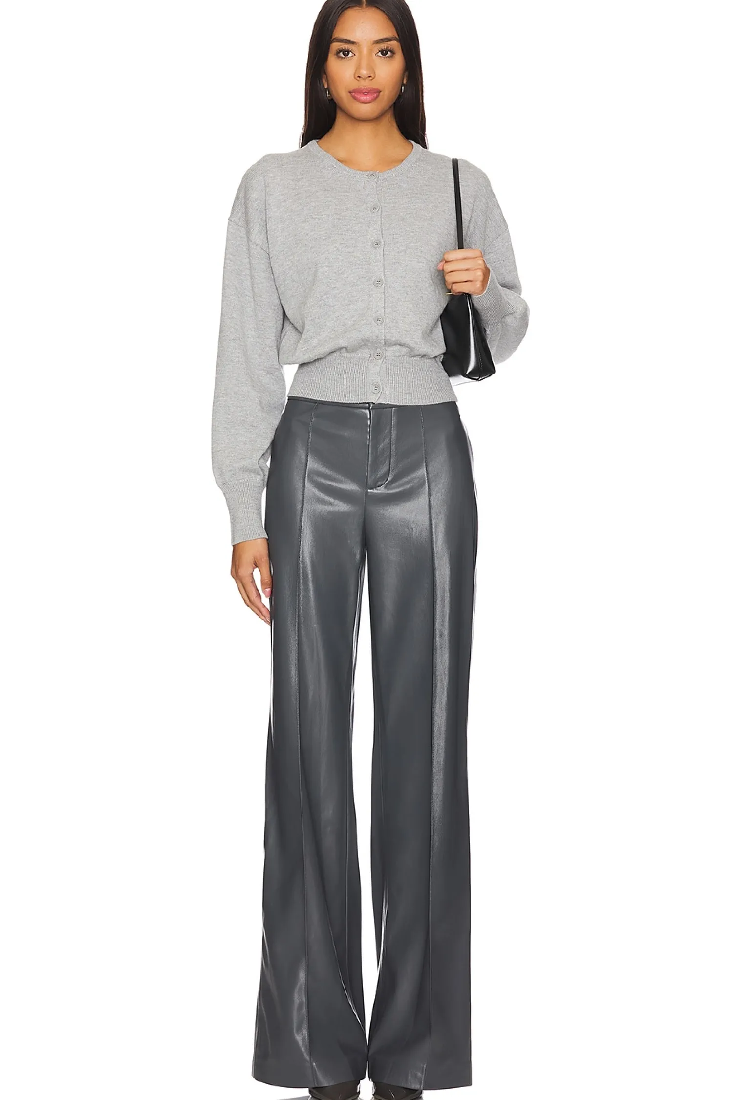 Women Alice + Olivia Pants>Dylan Leather Pant