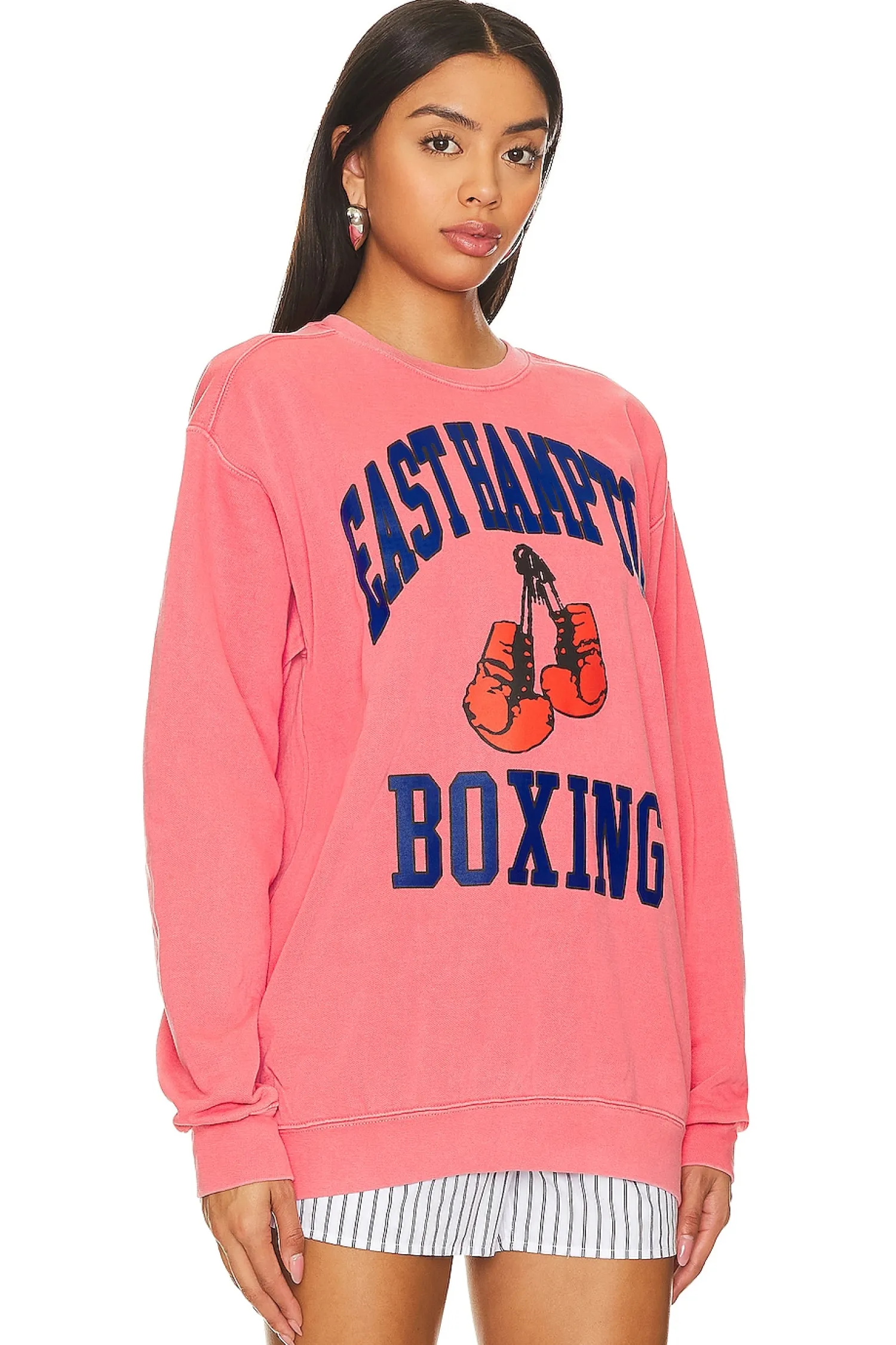 Women firstport Loungewear>East Hampton NY Boxing Crewneck Sweatshirt