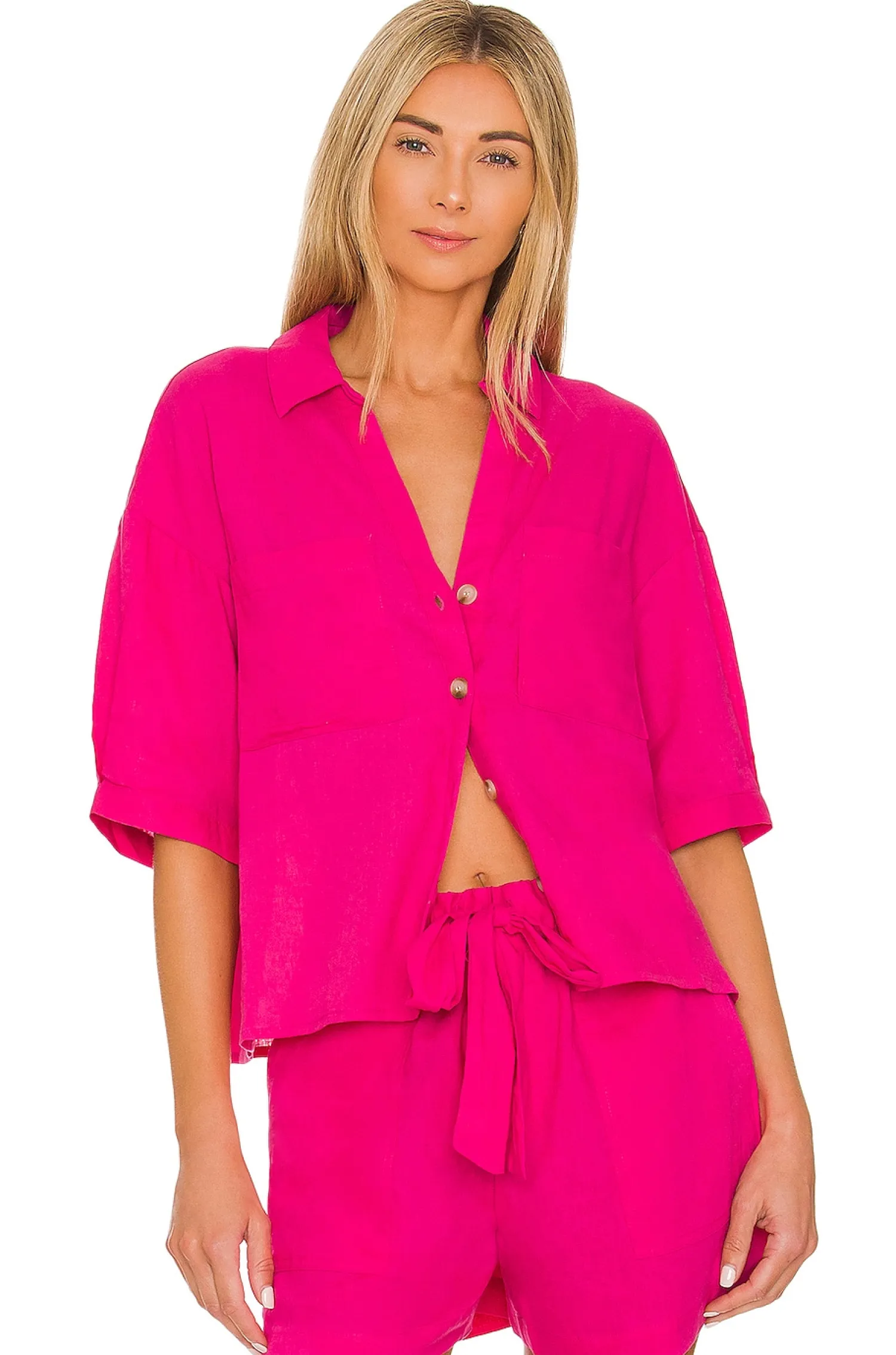 Women Sanctuary Matching Sets>Easy Pocket Shirt