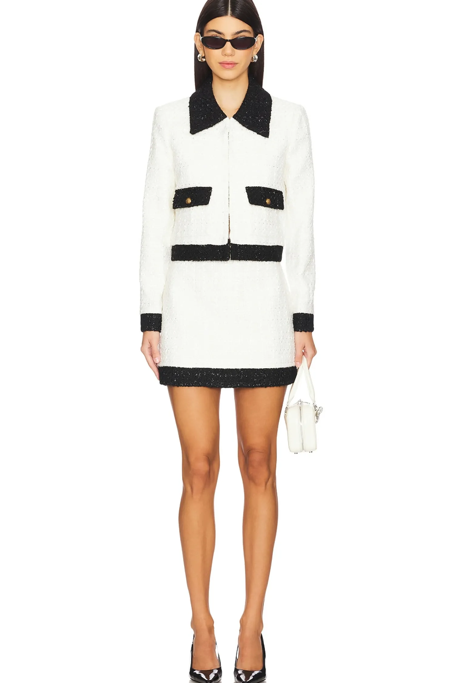 Women Alice + Olivia Matching Sets>Ecenia Mini Skirt