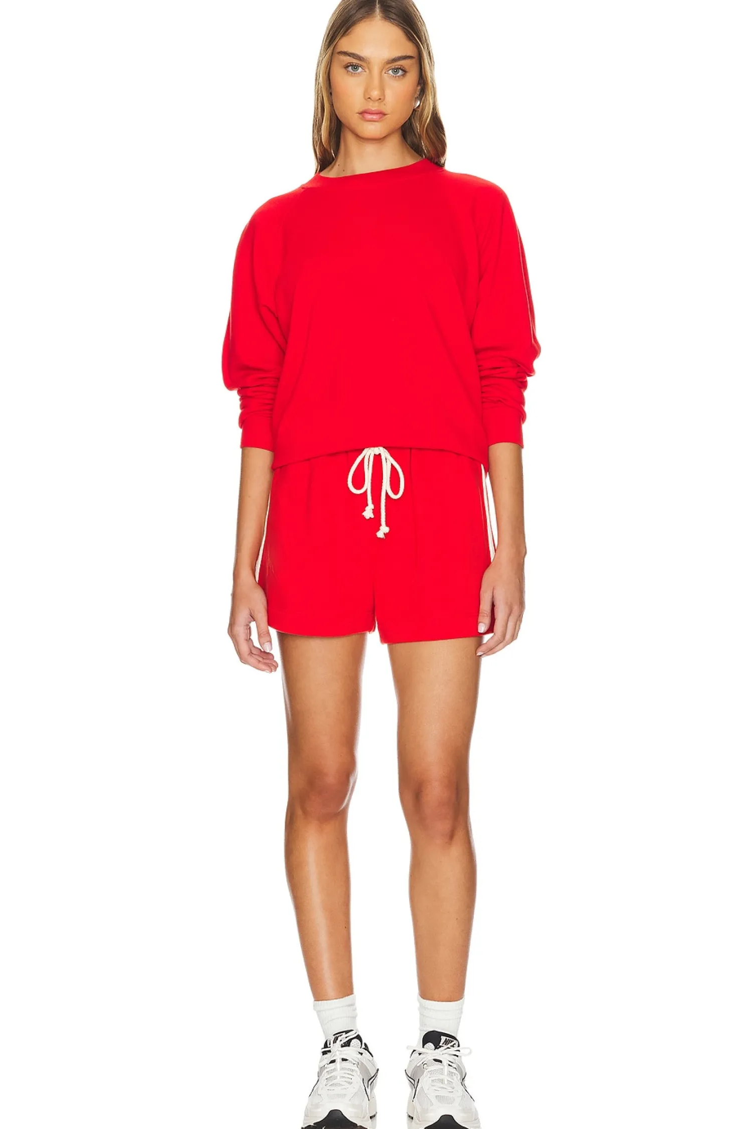 Women DONNI. Loungewear>Eco Terry Stripe Sweat Short