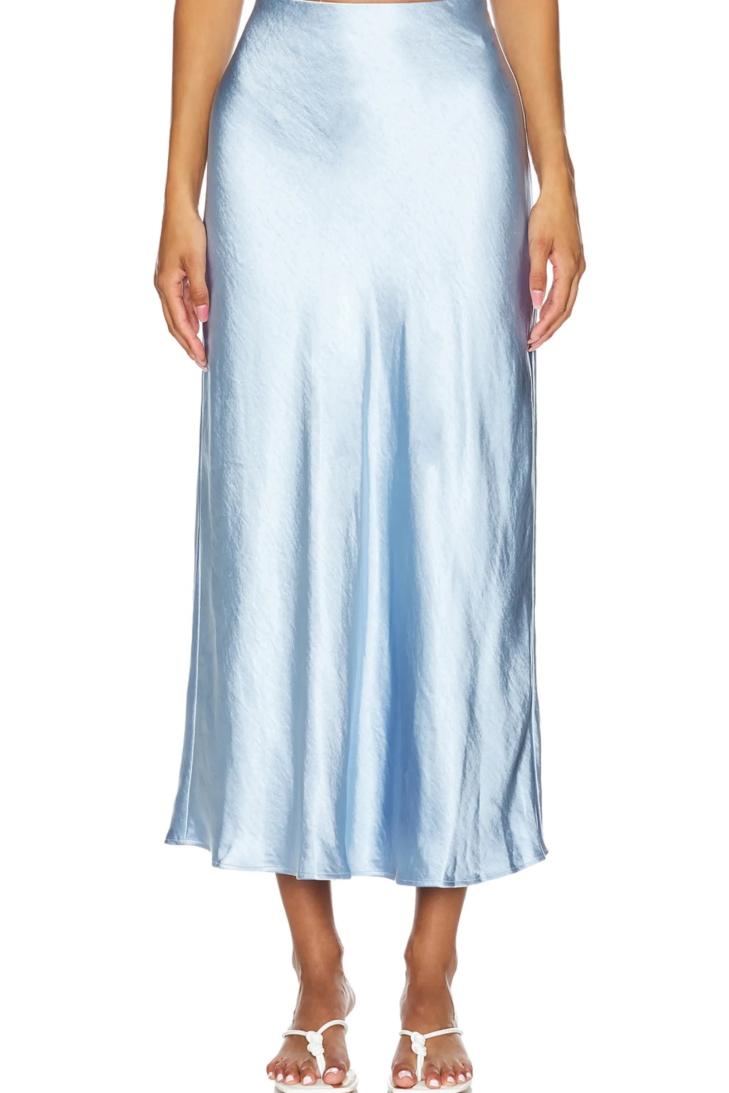 Women MILLY Matching Sets>Ella Hammered Satin Skirt