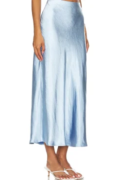 Women MILLY Matching Sets>Ella Hammered Satin Skirt