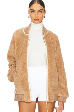 Women Varley Jackets & Coats>Ella Longline Sherpa Bomber