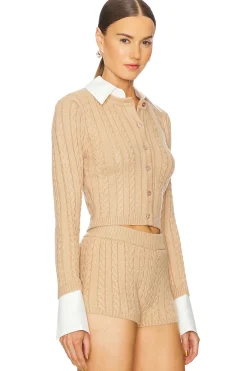 Women SER.O.YA Matching Sets>Eloise Cable Knit Cardigan