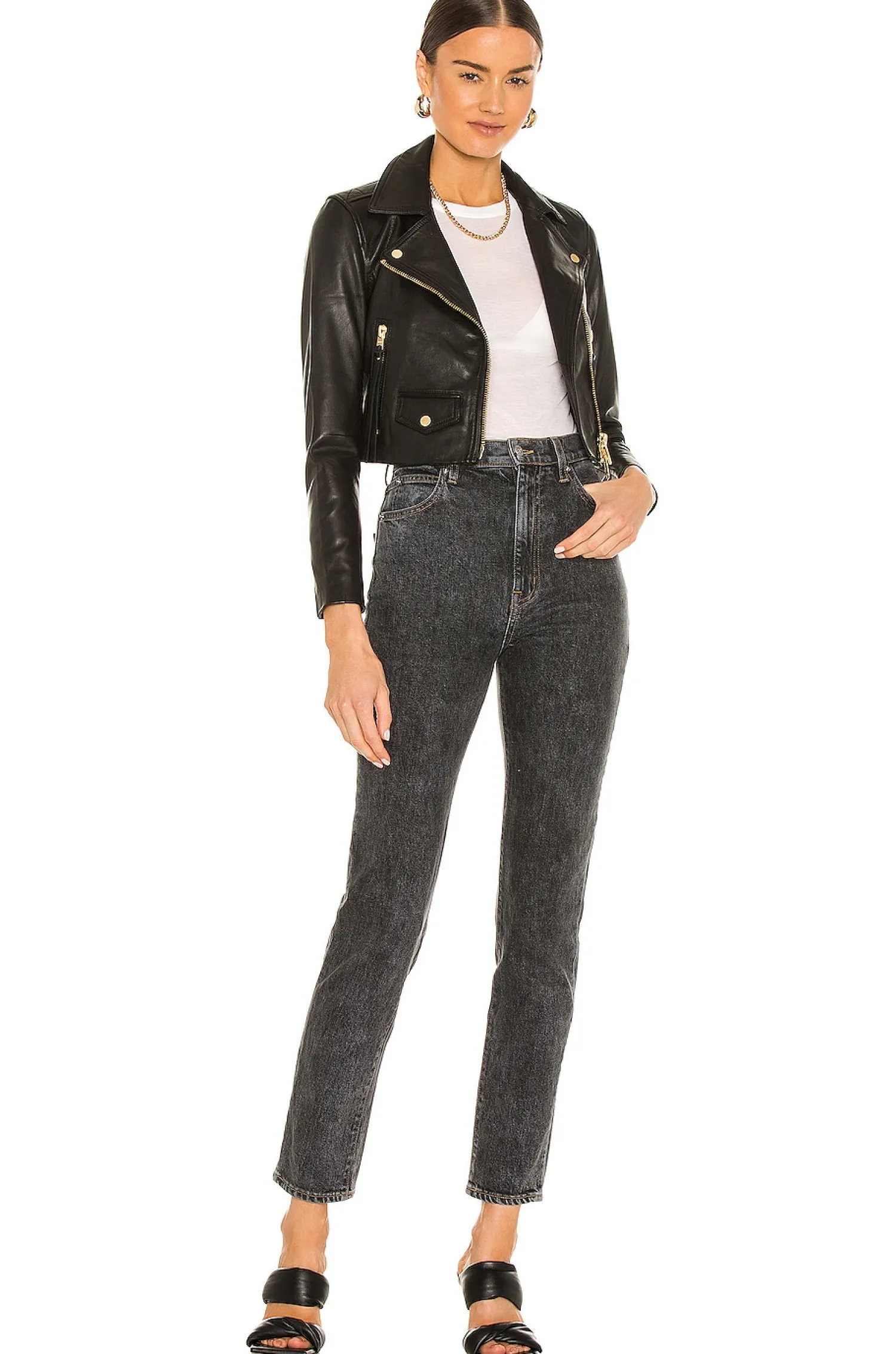 Women ALLSAINTS Jackets & Coats>Elora Biker Jacket