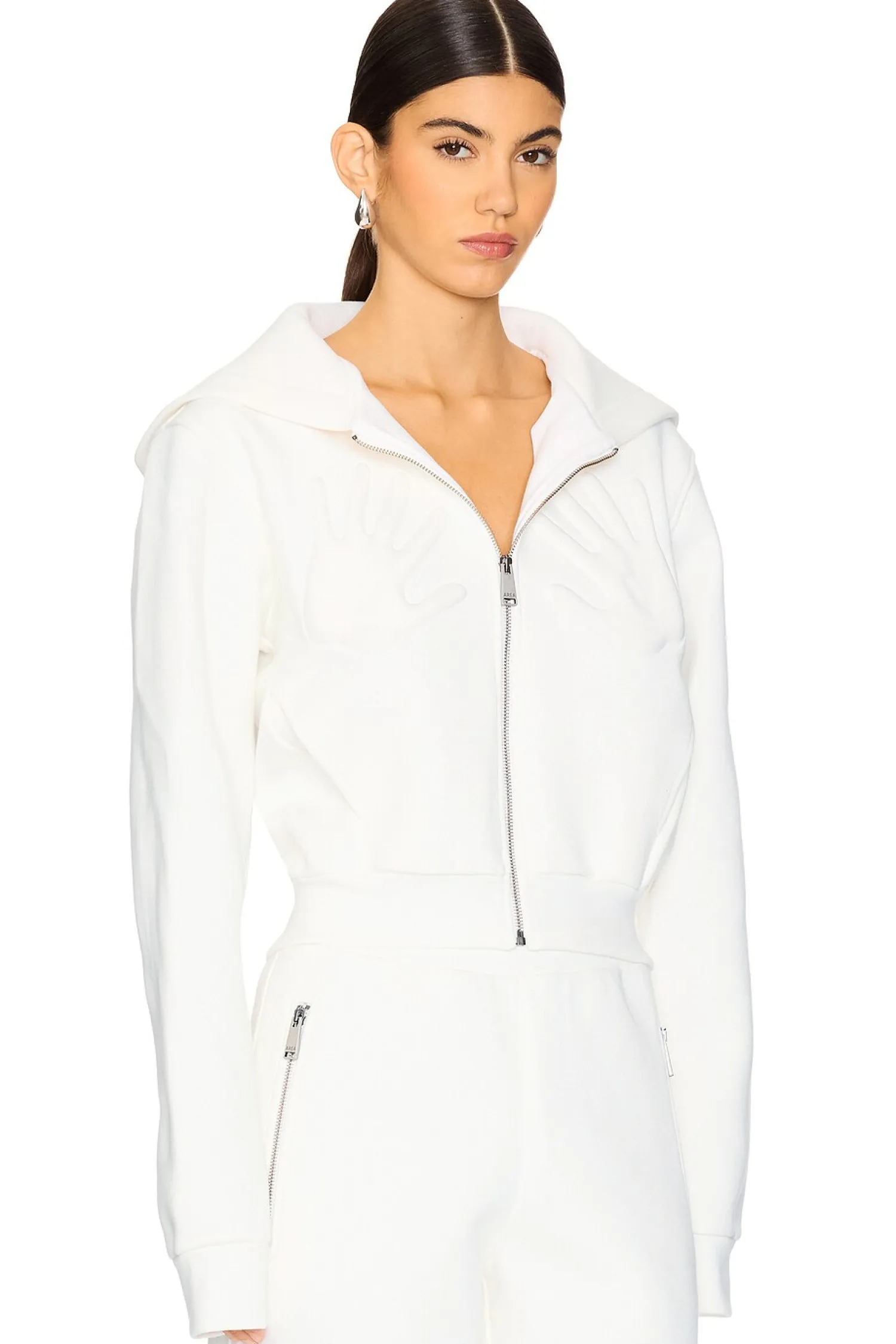 Women AREA Loungewear>Embossed Handprint Jacket