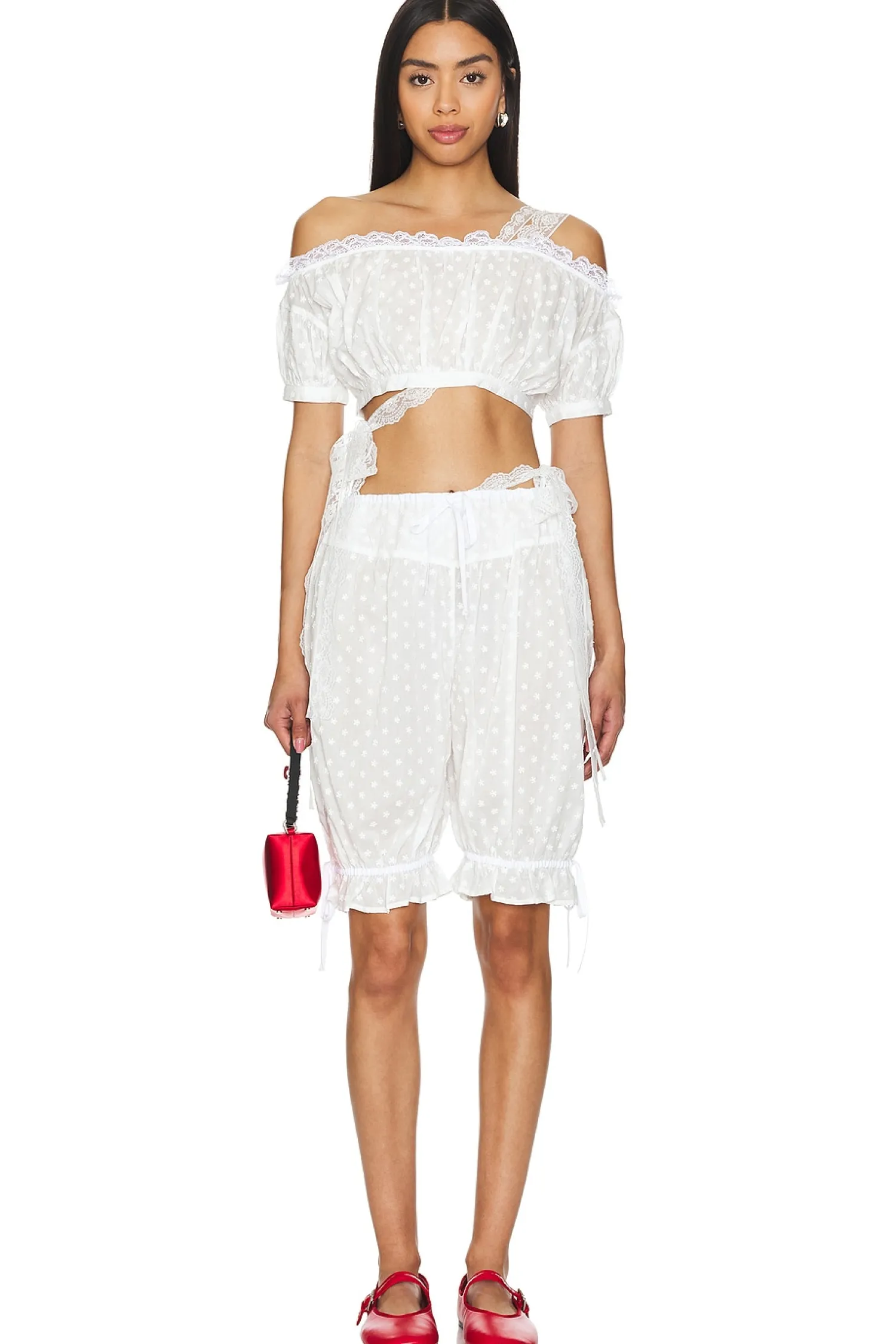 Women Yuhan Wang Lingerie & Sleepwear>Embroidered Cotton Drawers