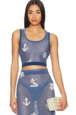 Women Agua Bendita Matching Sets>Emil Top