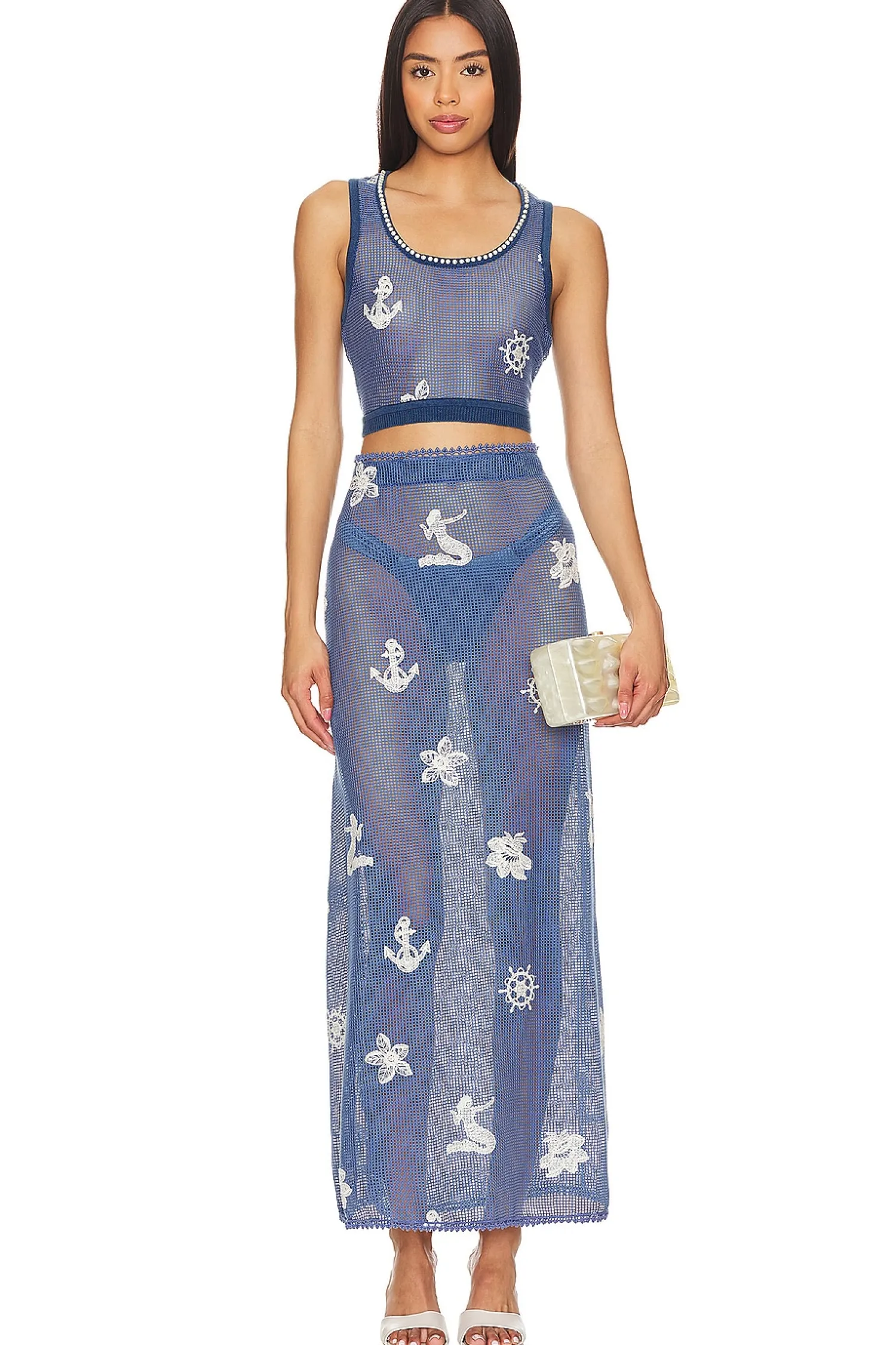 Women Agua Bendita Matching Sets>Emil Top