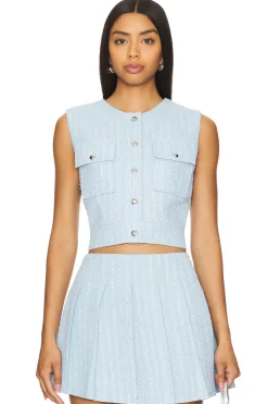 Women Line & Dot Matching Sets>Emmeline Top