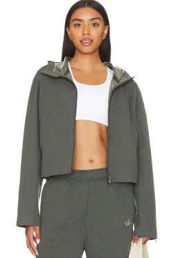 Women alo Jackets & Coats>Enhance Bonded Jacket