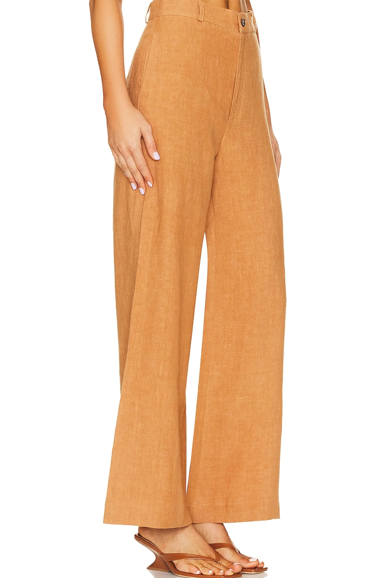 Women Bardot Pants>Enya Linen Pant