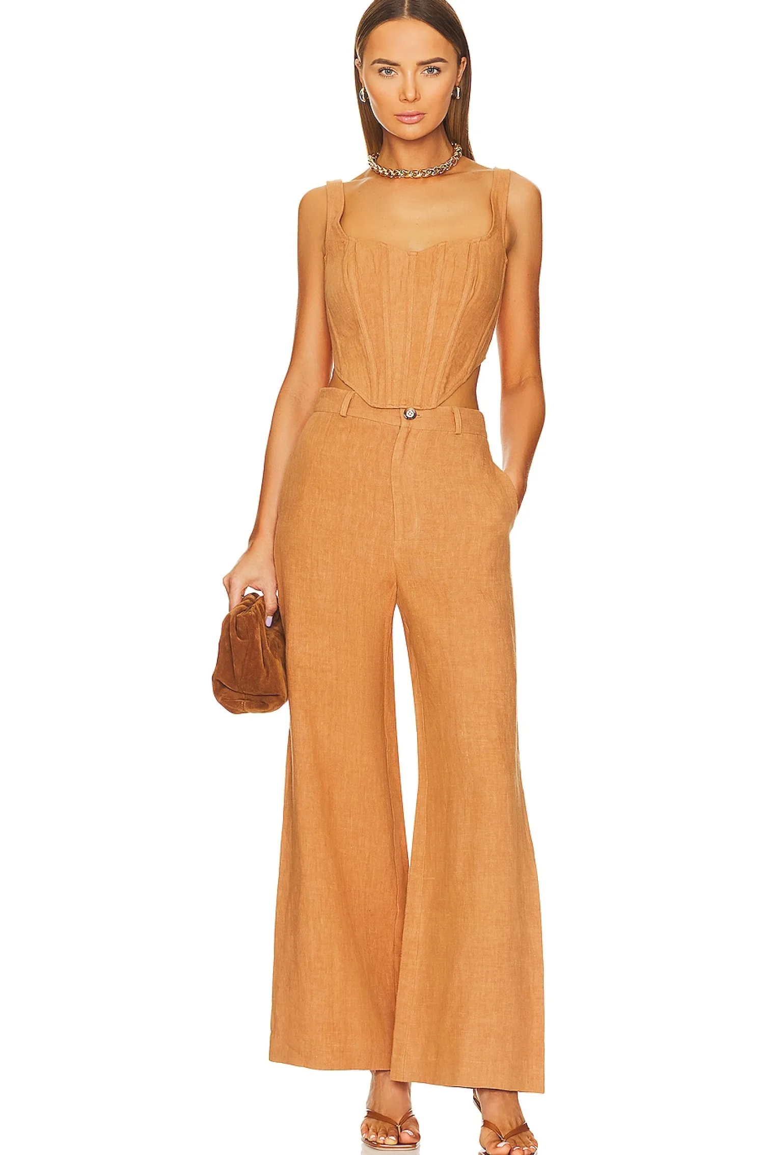 Women Bardot Pants>Enya Linen Pant