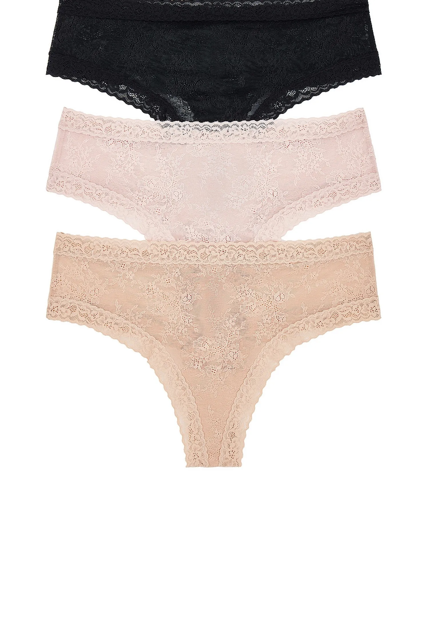 Women Natori Lingerie & Sleepwear>Escape Thong 3-pack