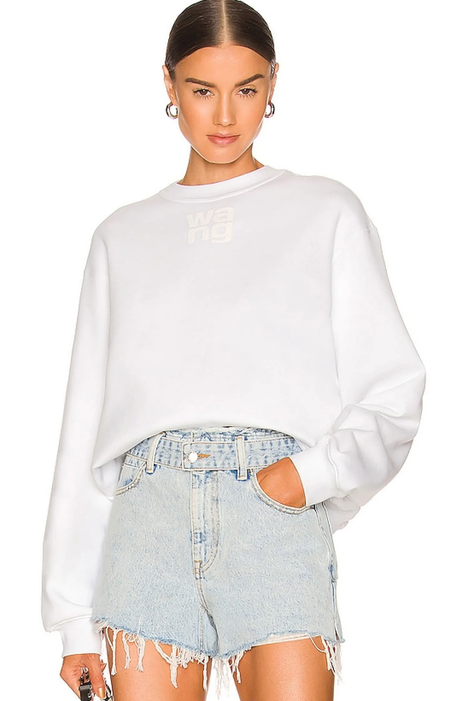 Women Alexander Wang Loungewear>Essential Crew Sweatshirt