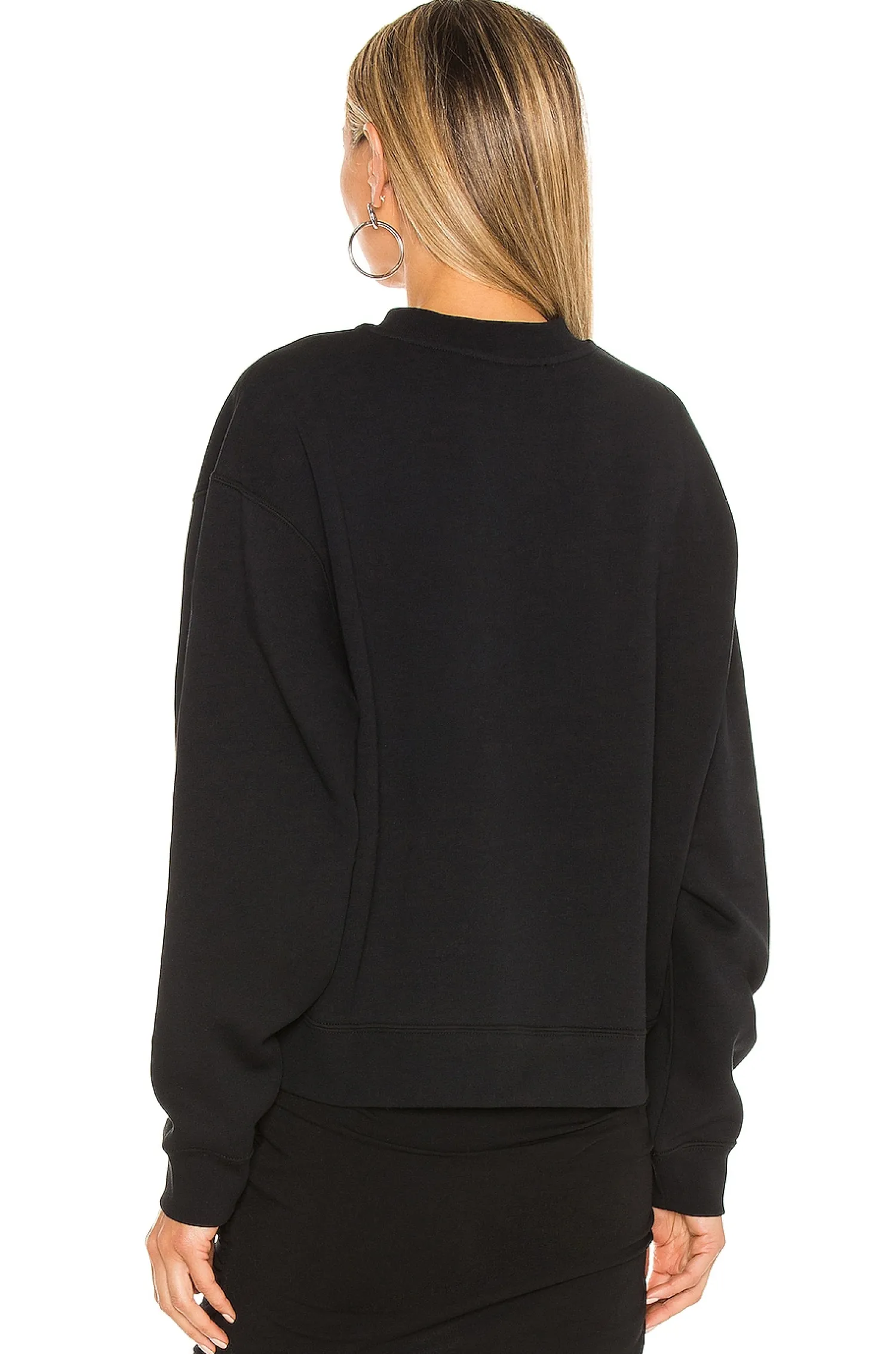 Women Alexander Wang Loungewear>Essential Terry Crew Sweatshirt W/ Puff Paint Logo
