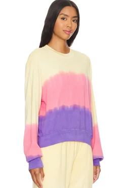 Women Michael Lauren Matching Sets>Exon Drop Shoulder Crew Neck Pullover