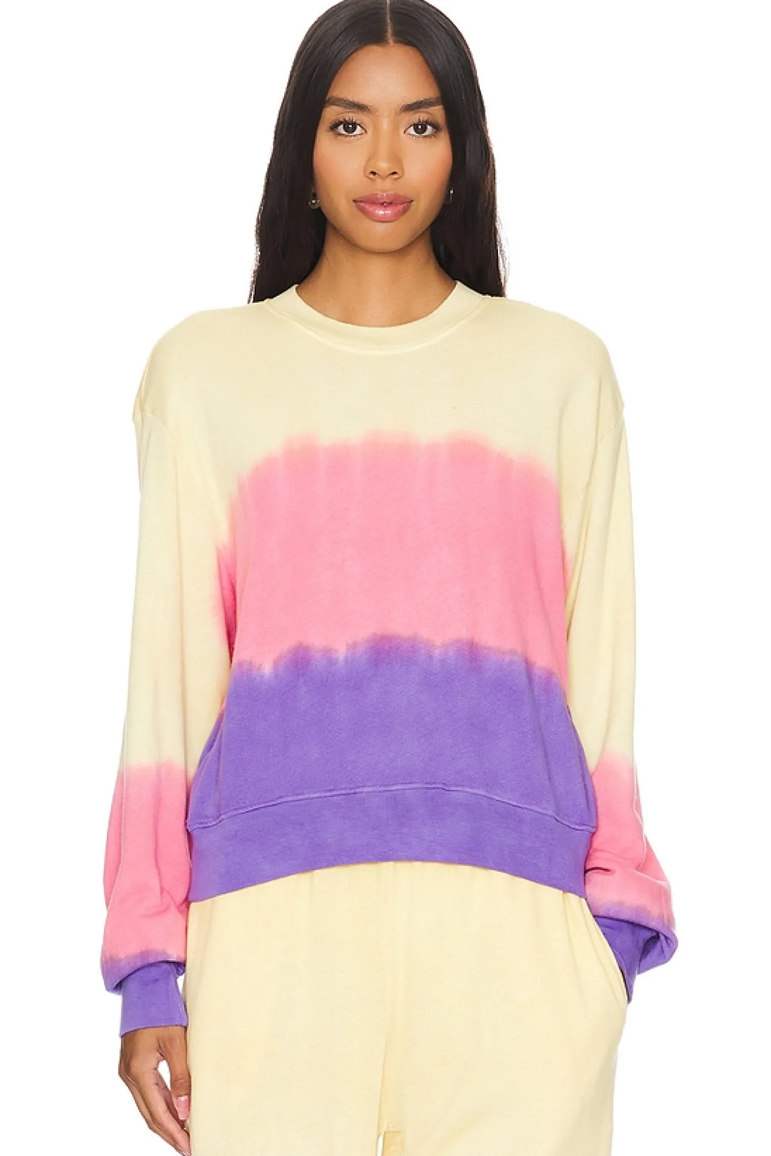 Women Michael Lauren Matching Sets>Exon Drop Shoulder Crew Neck Pullover