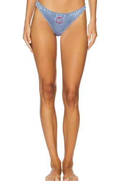 Women fleur du mal Lingerie & Sleepwear>Extra Sauce High Leg Silk Thong
