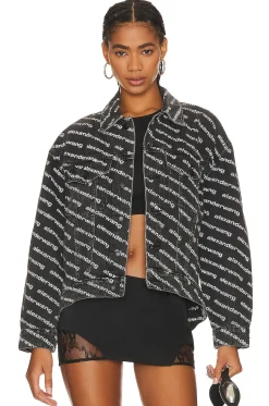 Women Alexander Wang Jackets & Coats>Falling Back Jacket