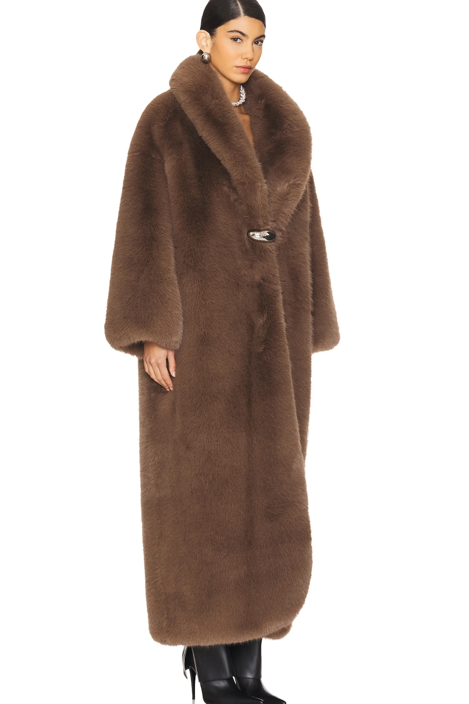 Women GIUSEPPE DI MORABITO Jackets & Coats>Faux Fur Coat
