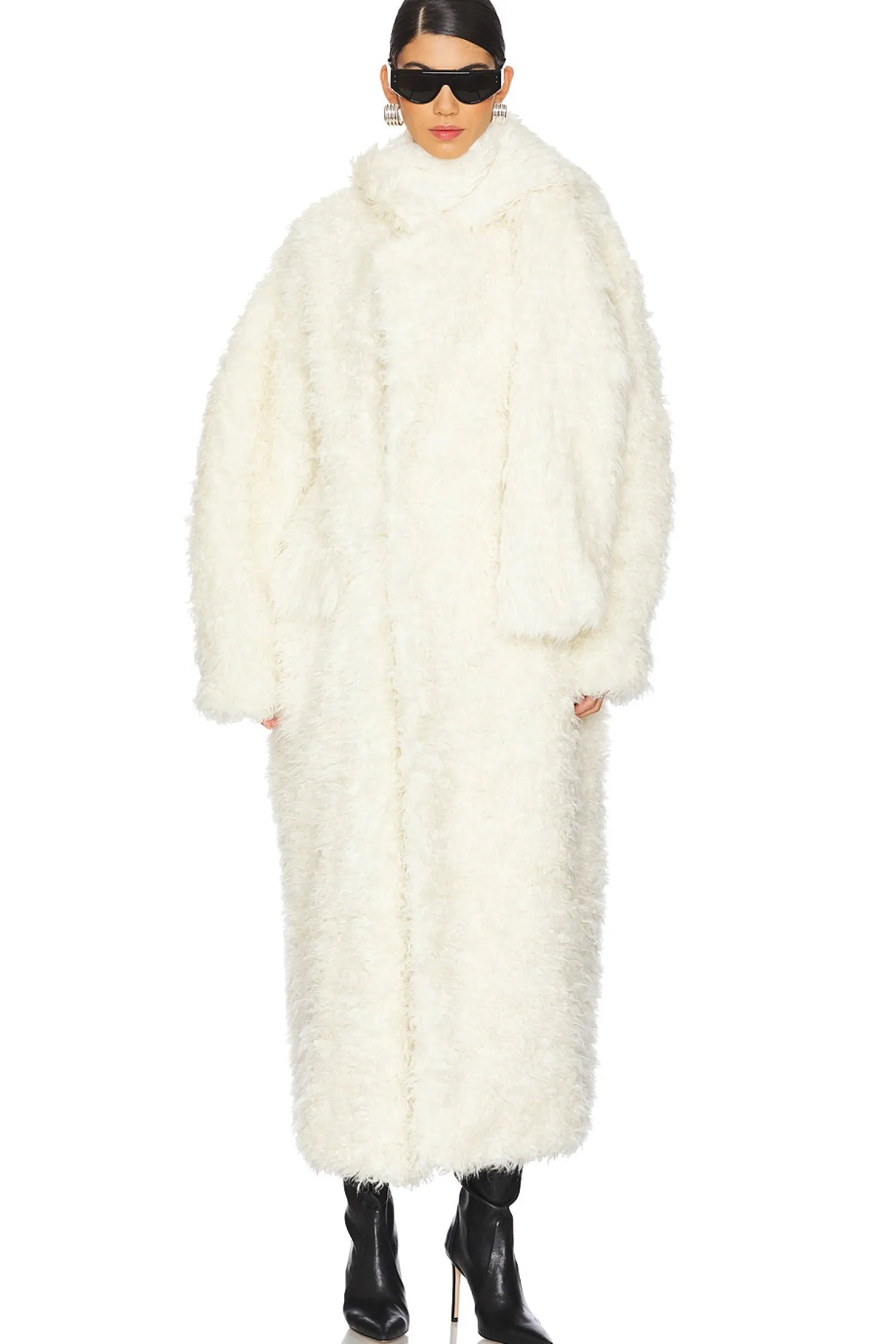 Women MSGM Jackets & Coats>Faux Fur Coat
