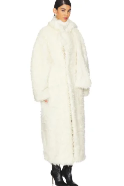 Women MSGM Jackets & Coats>Faux Fur Coat