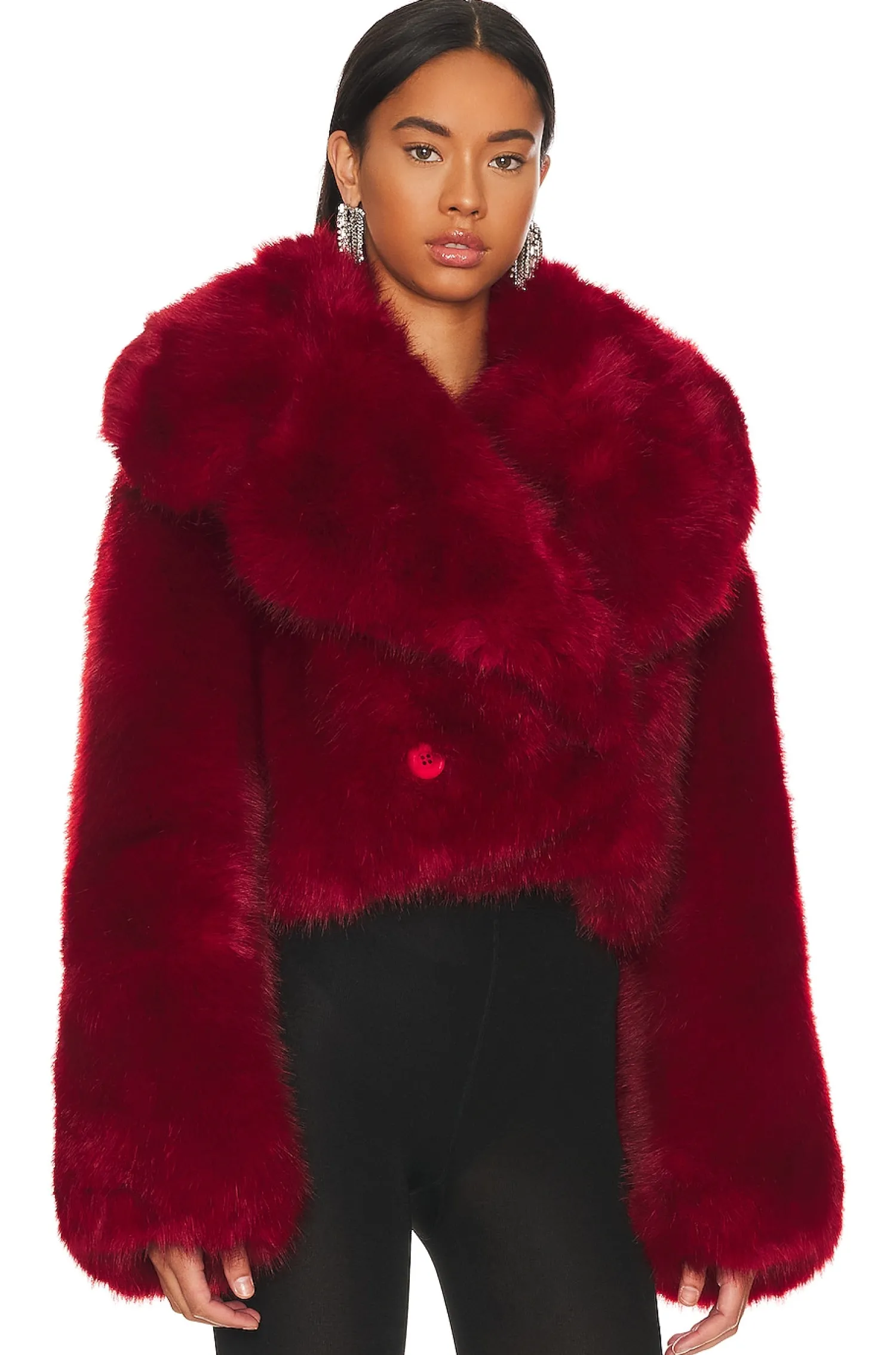 Women Adrienne Landau Jackets & Coats>Faux Fur Jacket