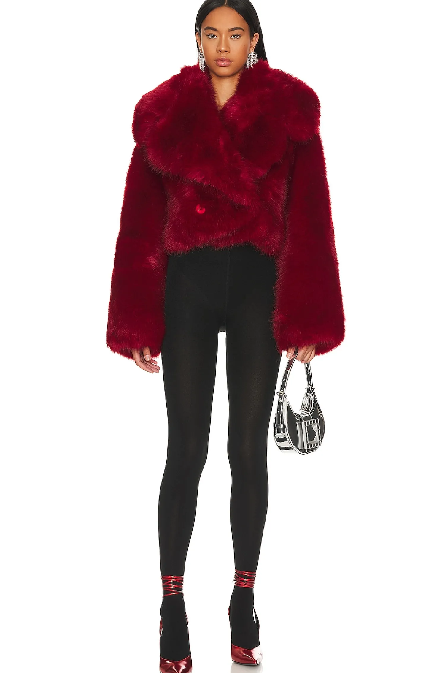 Women Adrienne Landau Jackets & Coats>Faux Fur Jacket