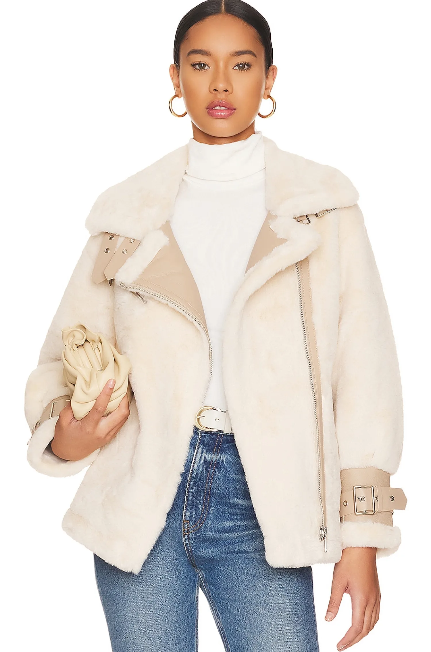 Women Adrienne Landau Jackets & Coats>Faux Fur Jacket