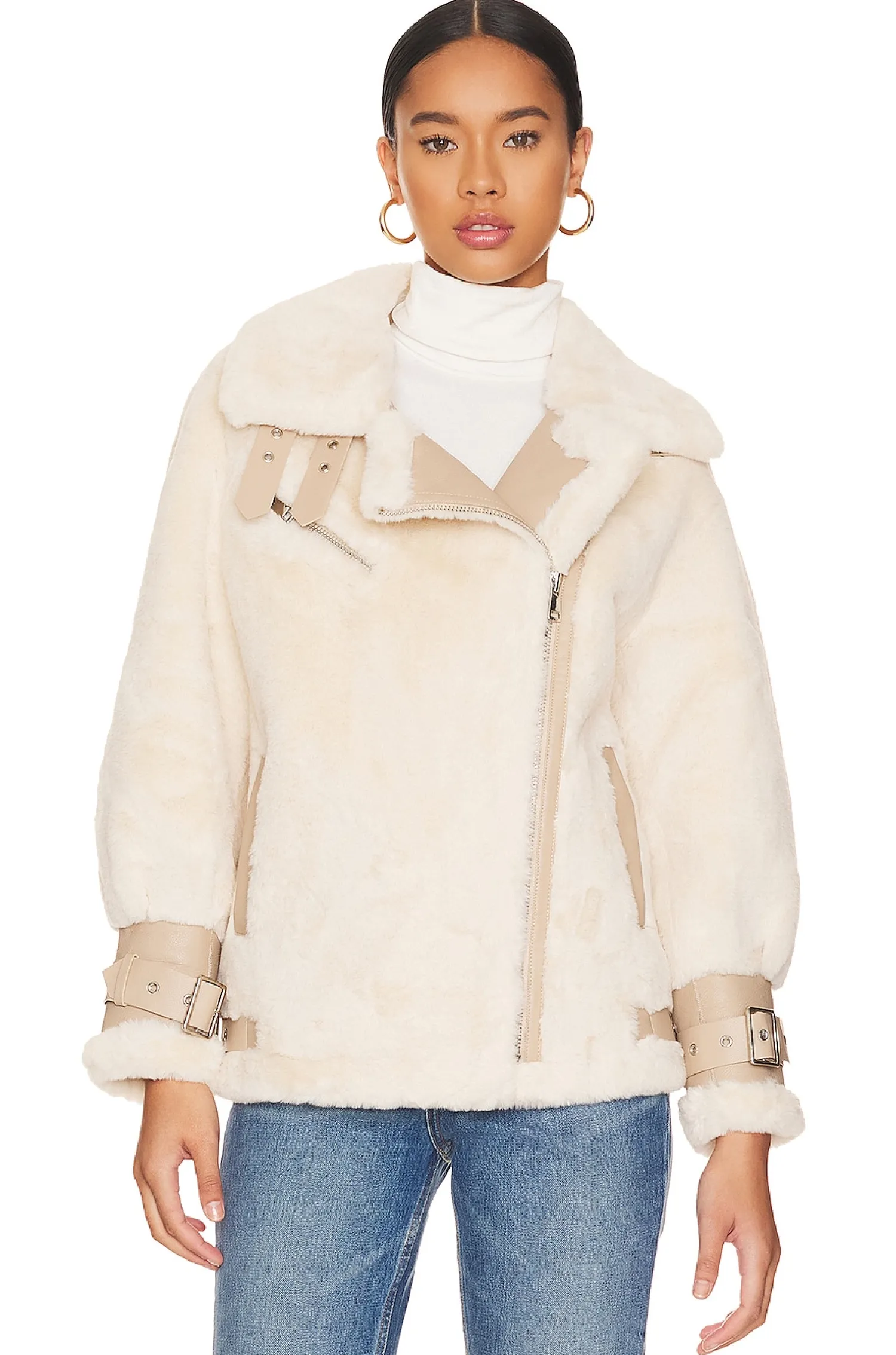 Women Adrienne Landau Jackets & Coats>Faux Fur Jacket
