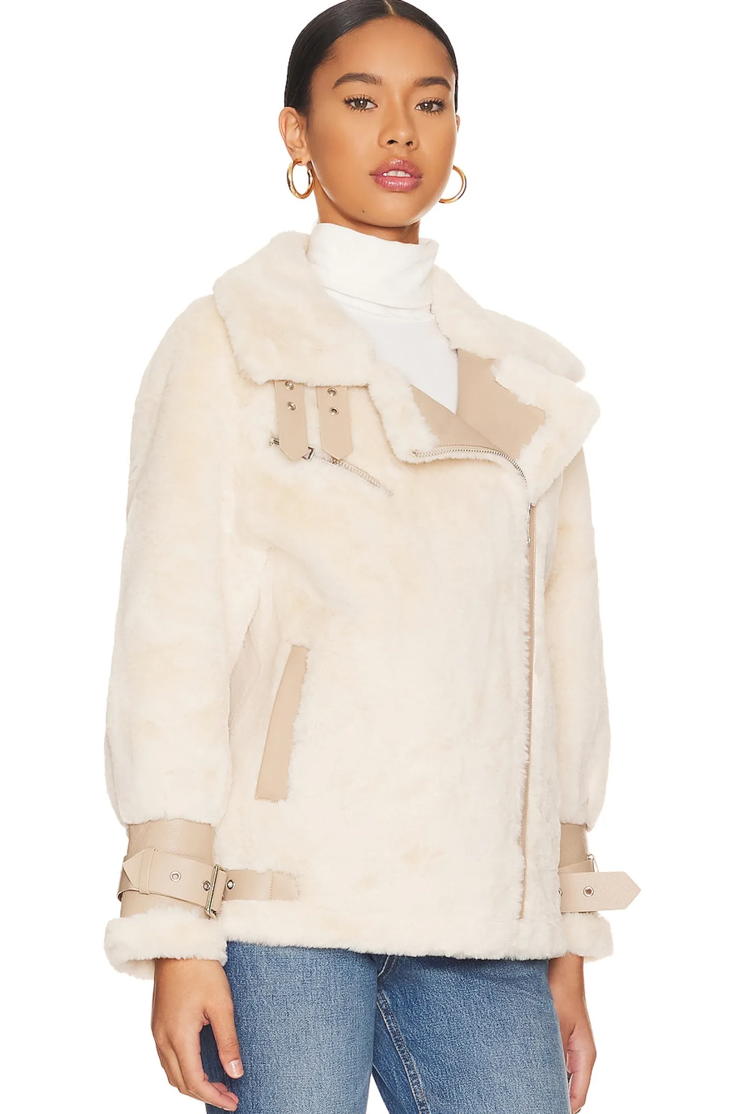 Women Adrienne Landau Jackets & Coats>Faux Fur Jacket