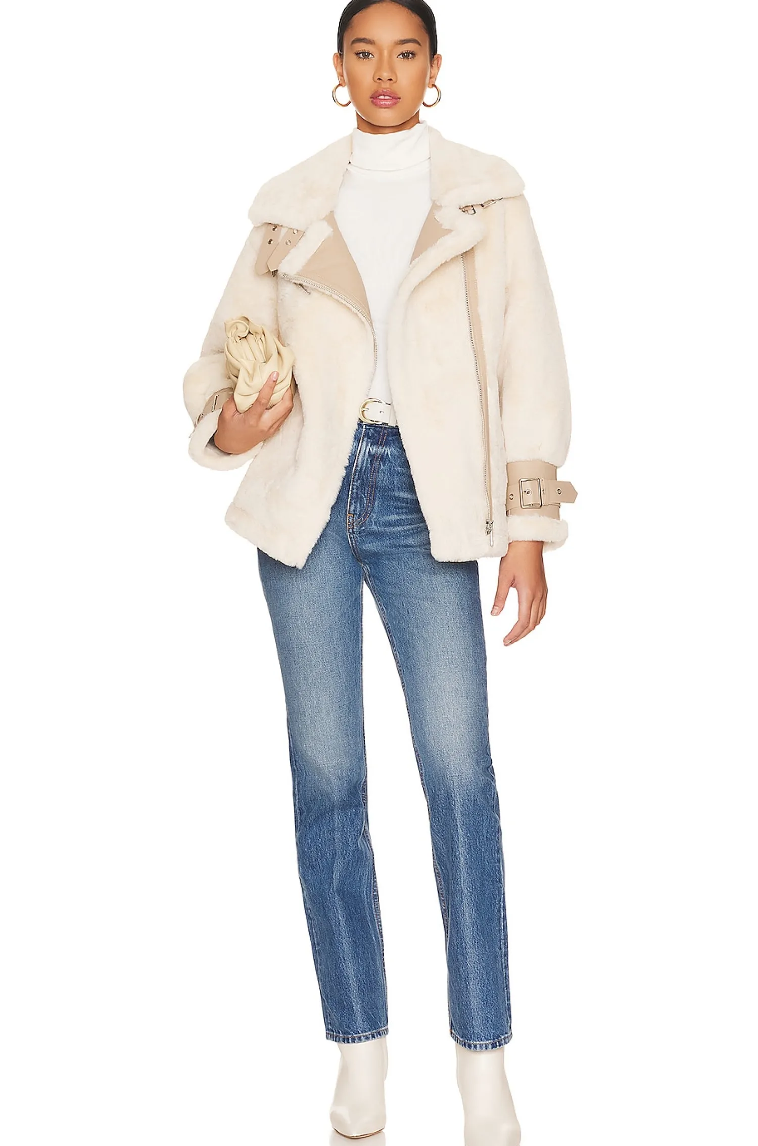 Women Adrienne Landau Jackets & Coats>Faux Fur Jacket