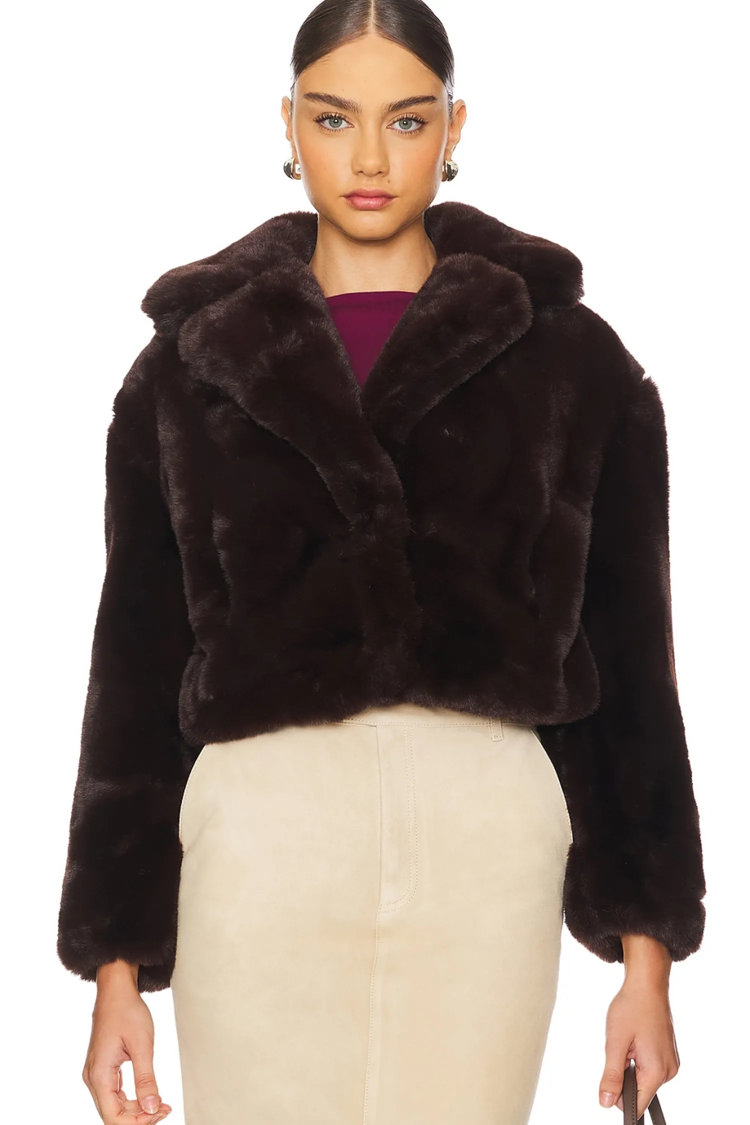 Women BLANKNYC Jackets & Coats>Faux Fur Jacket