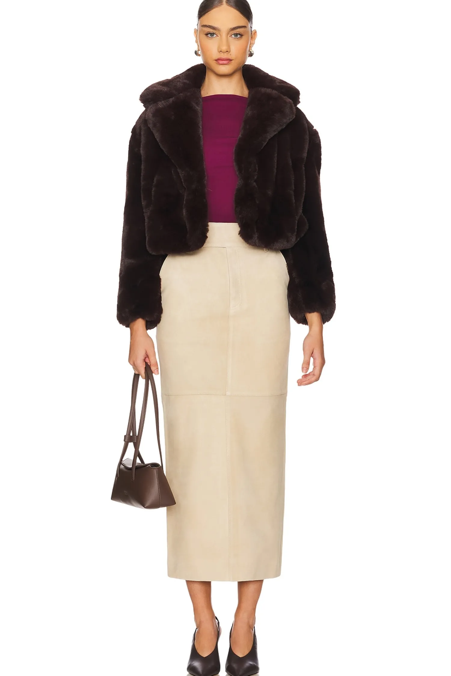 Women BLANKNYC Jackets & Coats>Faux Fur Jacket